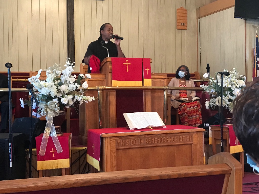 Apostle S.Adams in Brooklyn 
New York